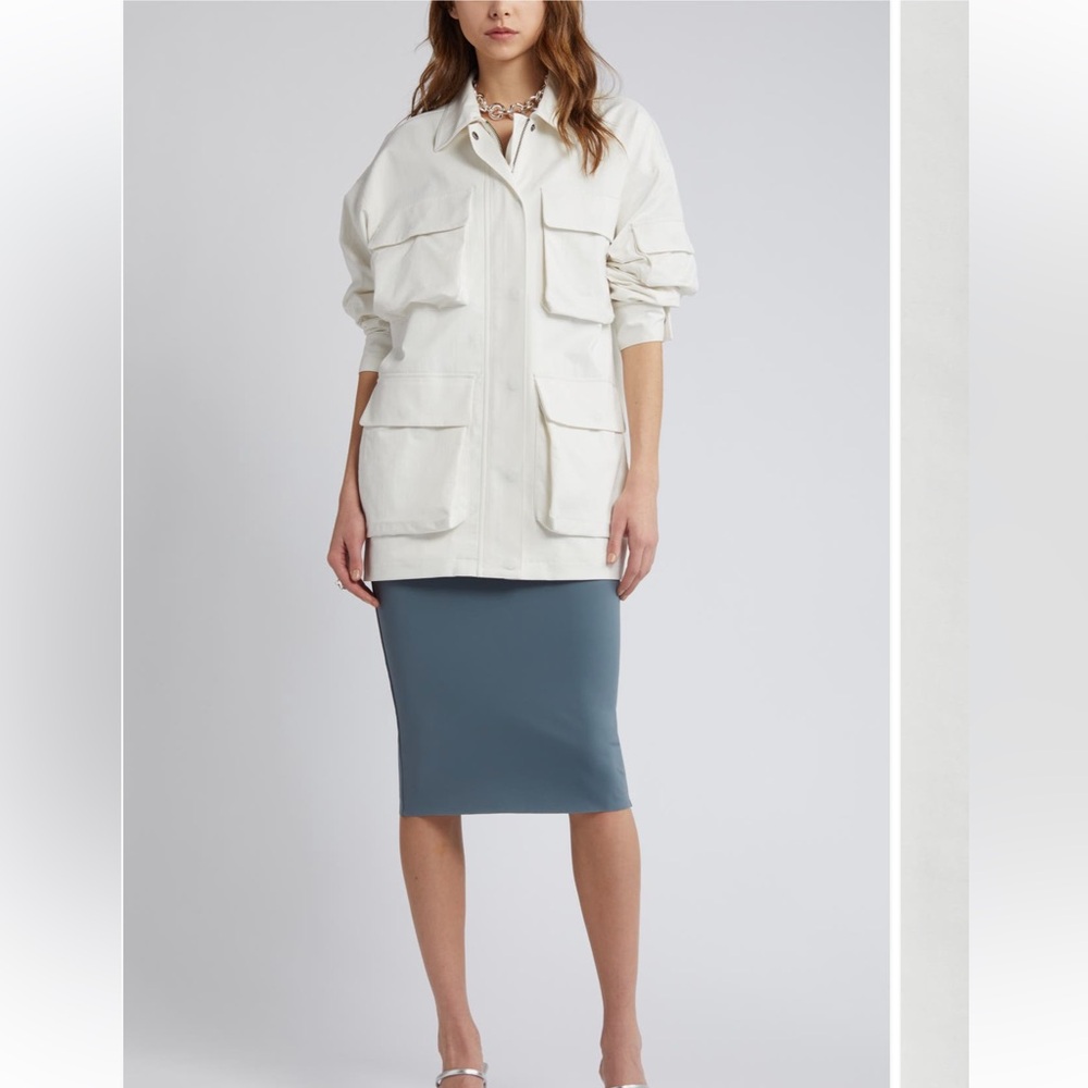 Open Edit Women's White Blazer Jacket